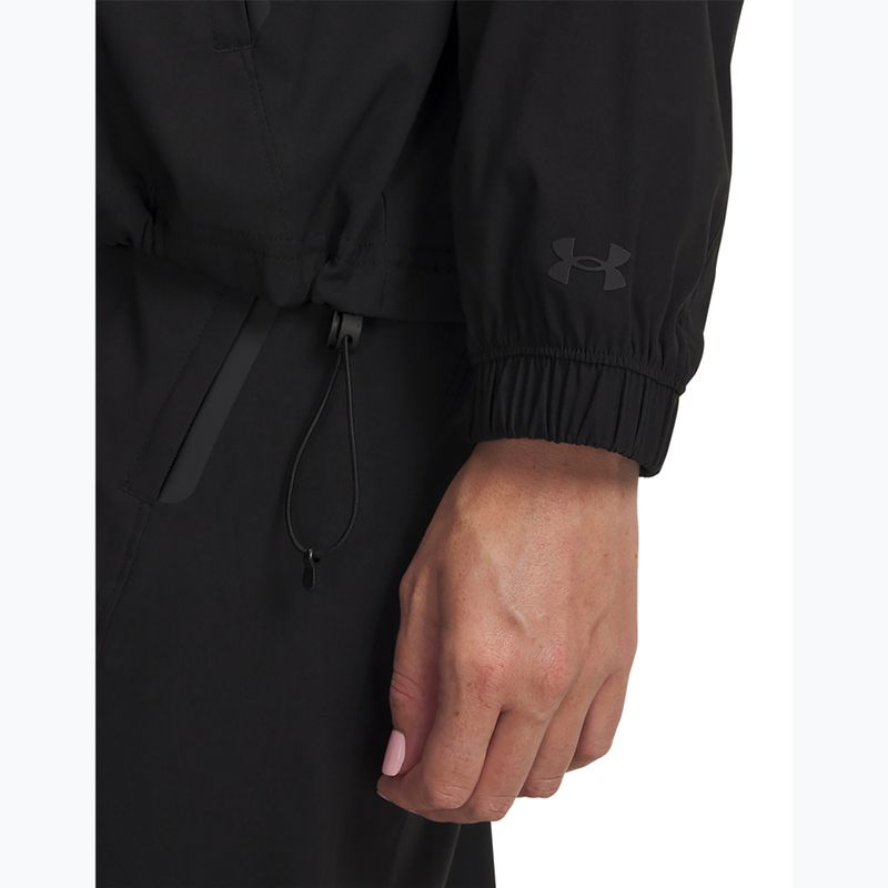 Куртка для тренувань жіноча Under Armour Unstoppable Woven FZ Jacket ultimate black/ultimate black 3