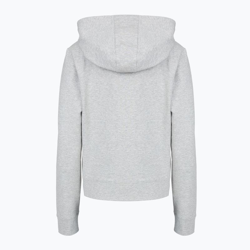 Кофта жіноча Under Armour Sport Terry FZ mod gray light heather/white 2