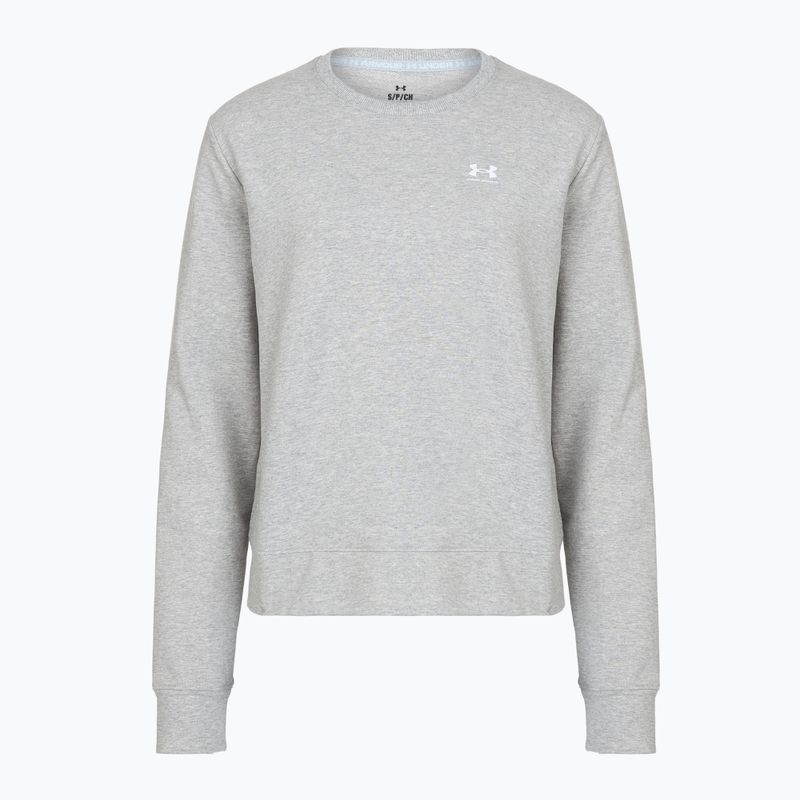 Кофта жіноча Under Armour Sport Terry Crew mod gray light heather/white