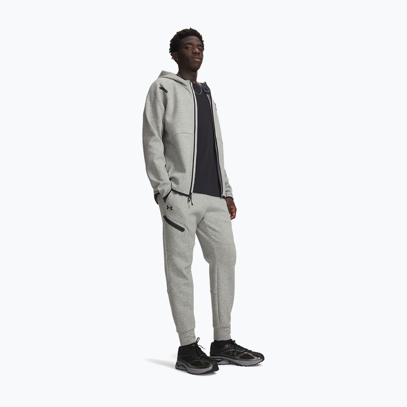 Штани чоловічі Under Armour Unstoppable Fleece mod gray/black 2