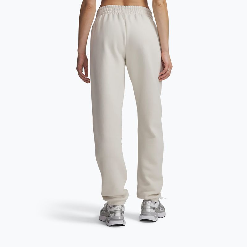 Штани жіночі Under Armour Icon Fleece Nov Jogger summit white/white 3