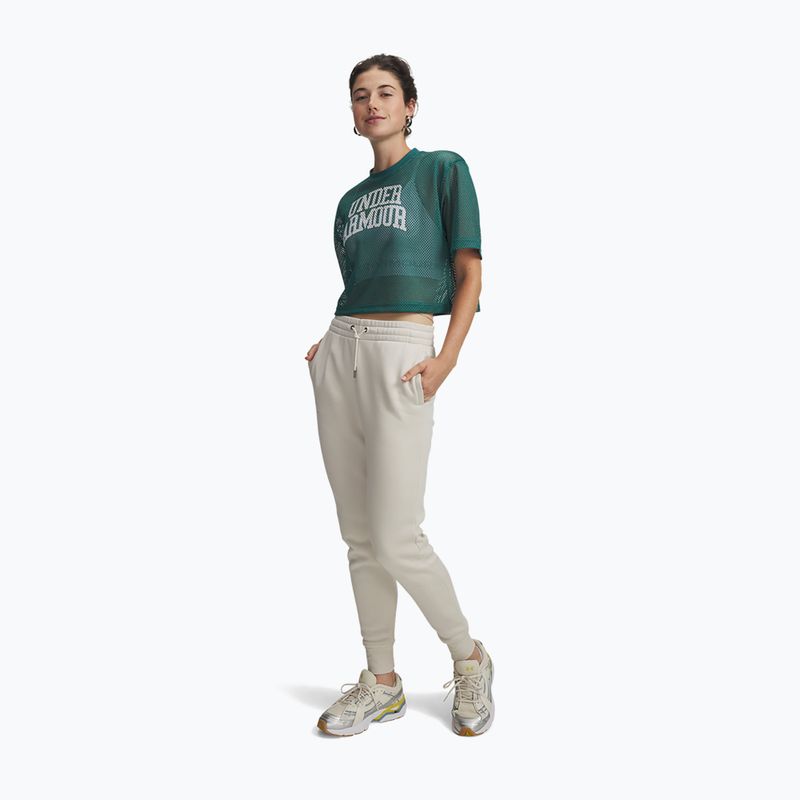 Штани жіночі Under Armour Icon Fleece Jogger summit white/white 2