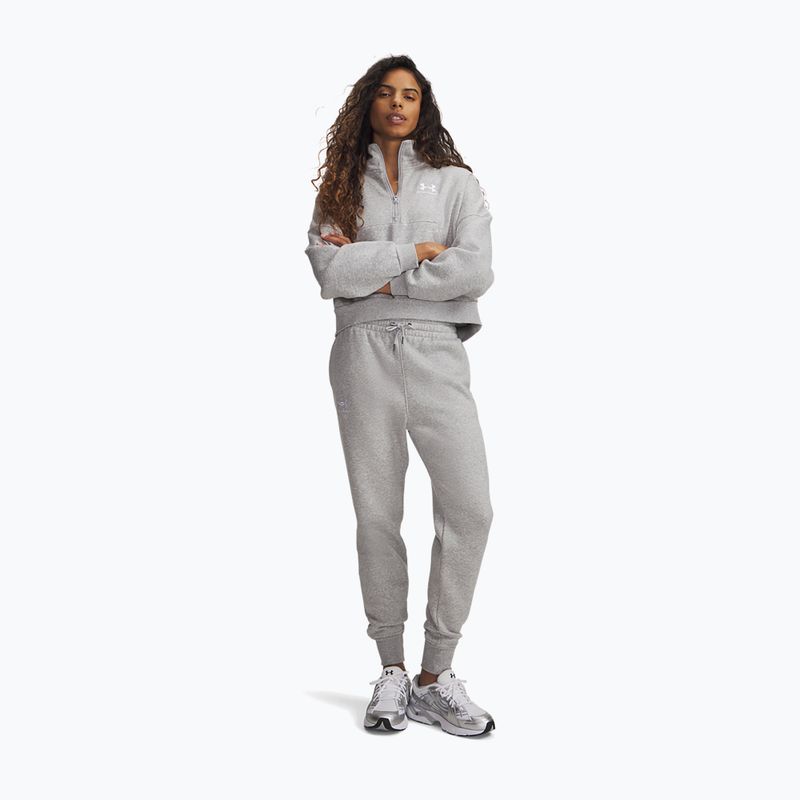 Штани жіночі Under Armour Icon Fleece Jogger mod gray light heather/white 2
