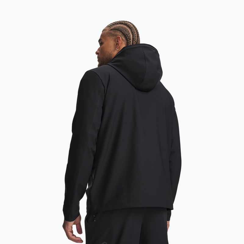 Куртка чоловіча Under Armour Unstoppable Woven Jacket black/black 2