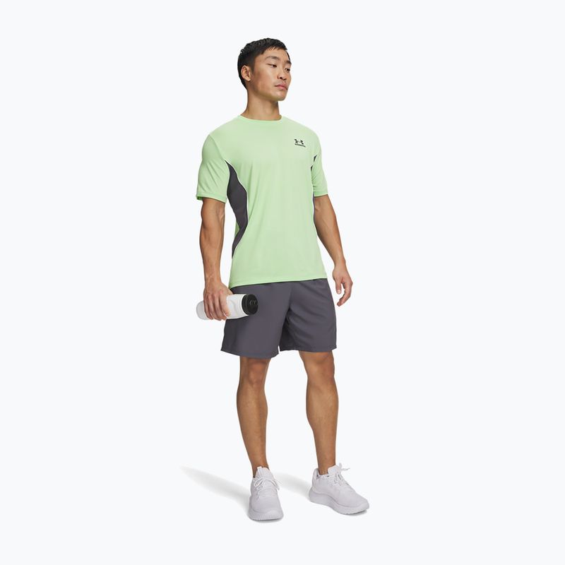 Шорти для тренувань чоловічі Under Armour Tech Sport castlerock/lumos lime 2