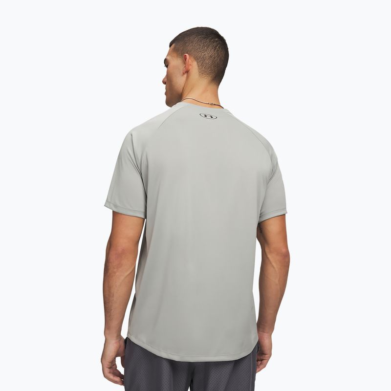 Футболка для тренувань чоловіча Under Armour Tech Graphic Tee titanium/black 2