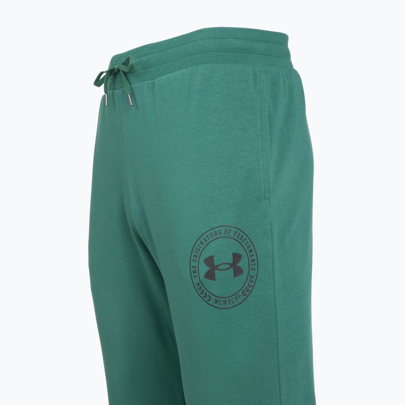 Штани чоловічі Under Armour Rival LW Graphic Jogger rack green/black 3