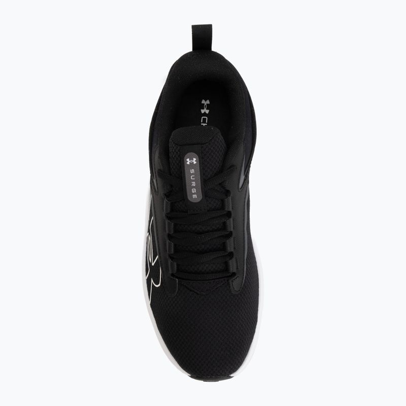 Кросівки для бігу чоловічі Under Armour Surge 5 black/black/white 5