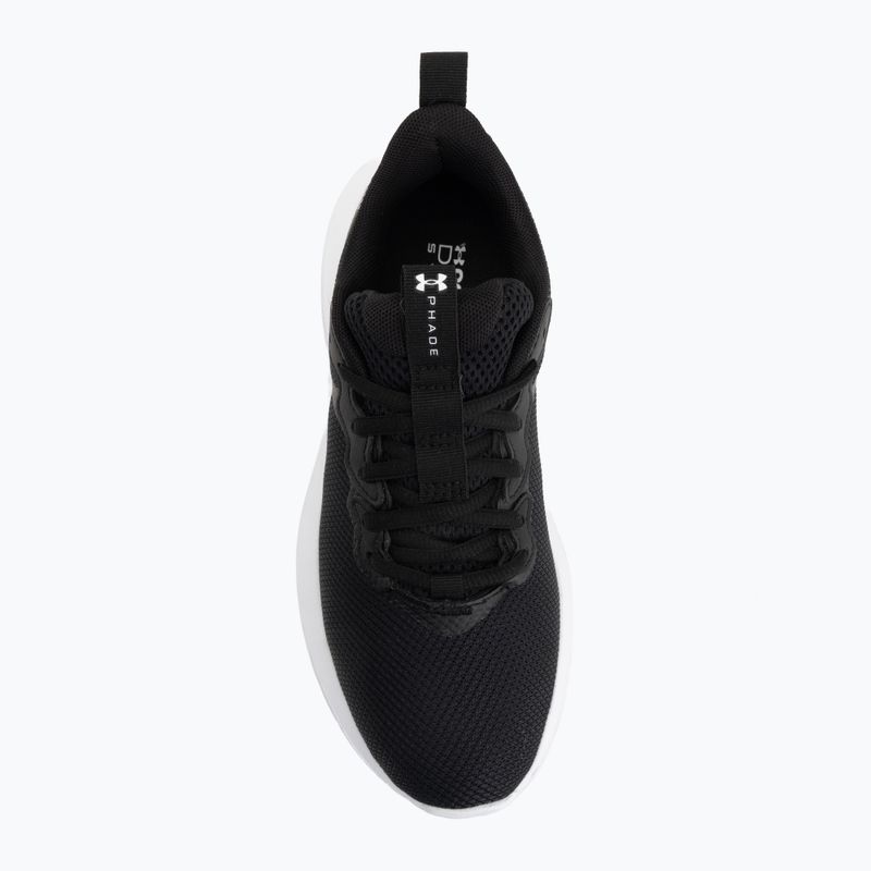 Кросівки для бігу жіночі Under Armour Phade RN 4 black/black/white 5