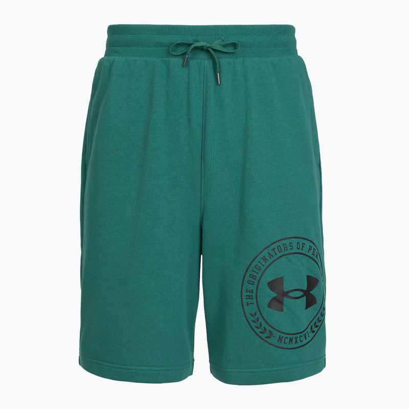 Шорти для тренувань чоловічі Under Armour Rival LW Graphic rack green/black 5