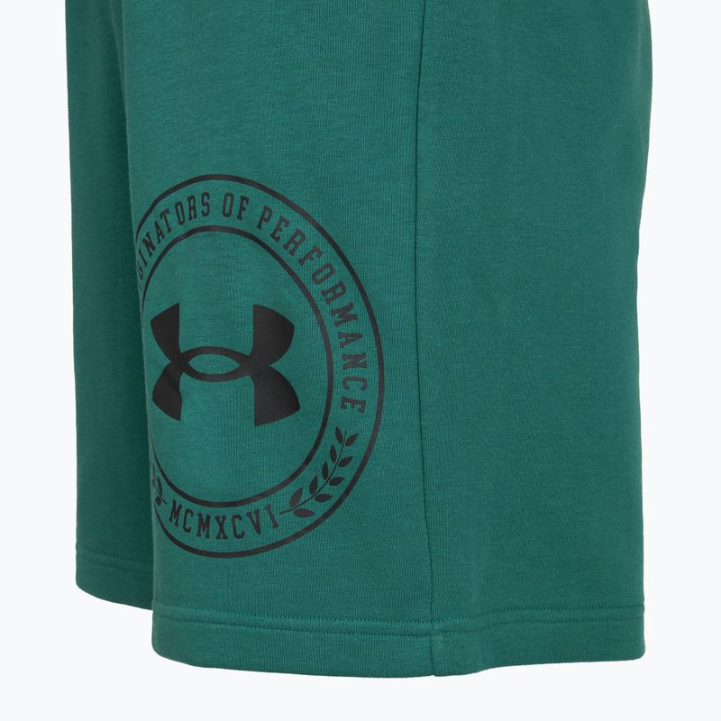 Шорти для тренувань чоловічі Under Armour Rival LW Graphic rack green/black 7