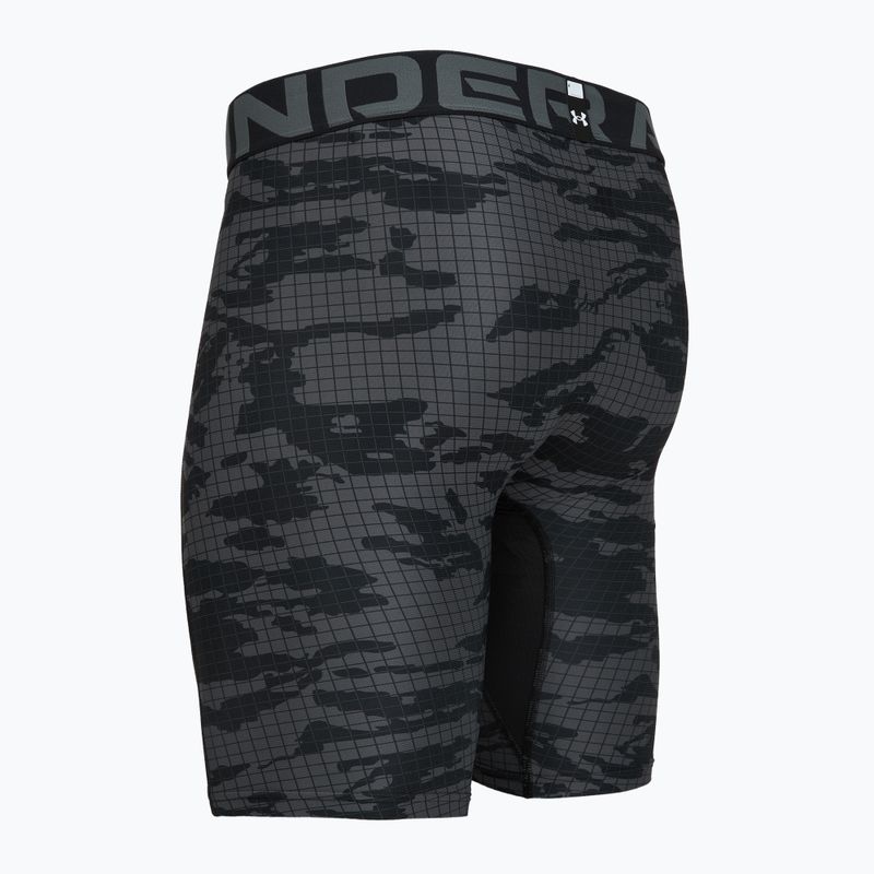 Шорти для тренувань чоловічі Under Armour HG Printed Long Short black/castlerock/white 4