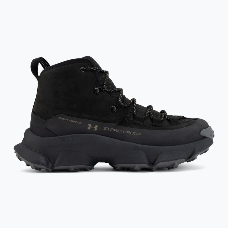 Взуття трекінгове чоловіче Under Armour Charged Expanse Mid LTHR WP Black/Anthracite/Bayou 2