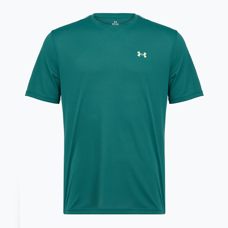 Футболка для тренувань чоловіча Under Armour Tech Taping rack green/fade green 4