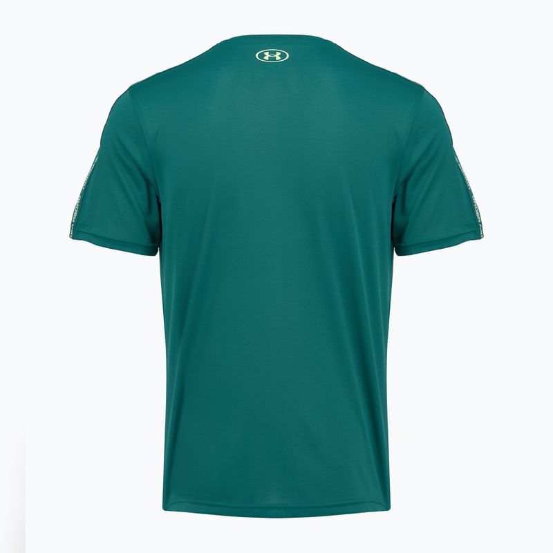 Футболка для тренувань чоловіча Under Armour Tech Taping rack green/fade green 5