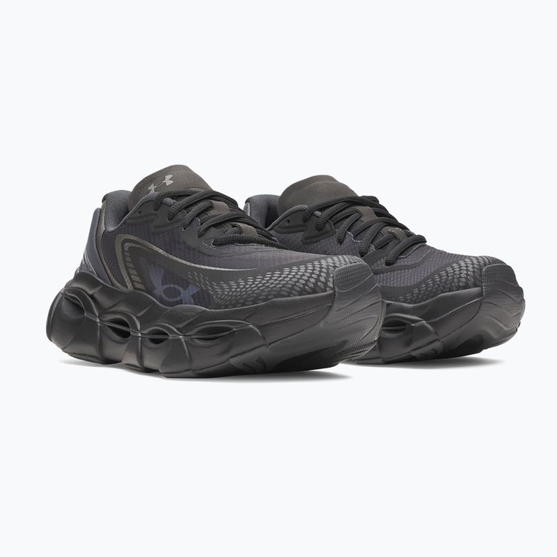 Кросівки для бігу жіночі Under Armour Halo Racer 2 black/anthracite/metallic black 2