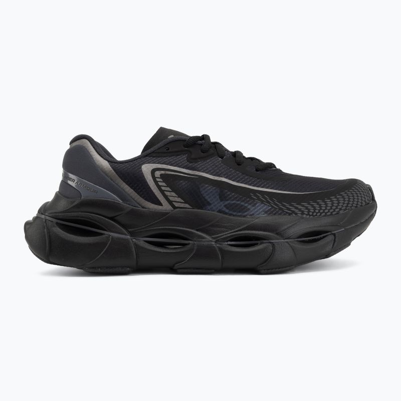Кросівки для бігу жіночі Under Armour Halo Racer 2 black/anthracite/metallic black 2