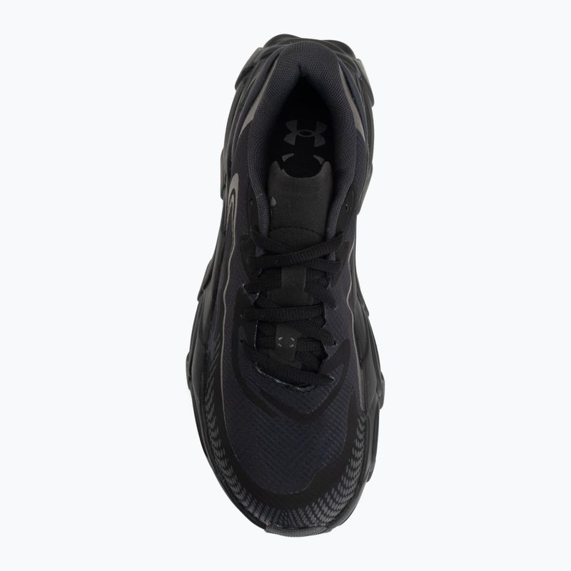 Кросівки для бігу жіночі Under Armour Halo Racer 2 black/anthracite/metallic black 5
