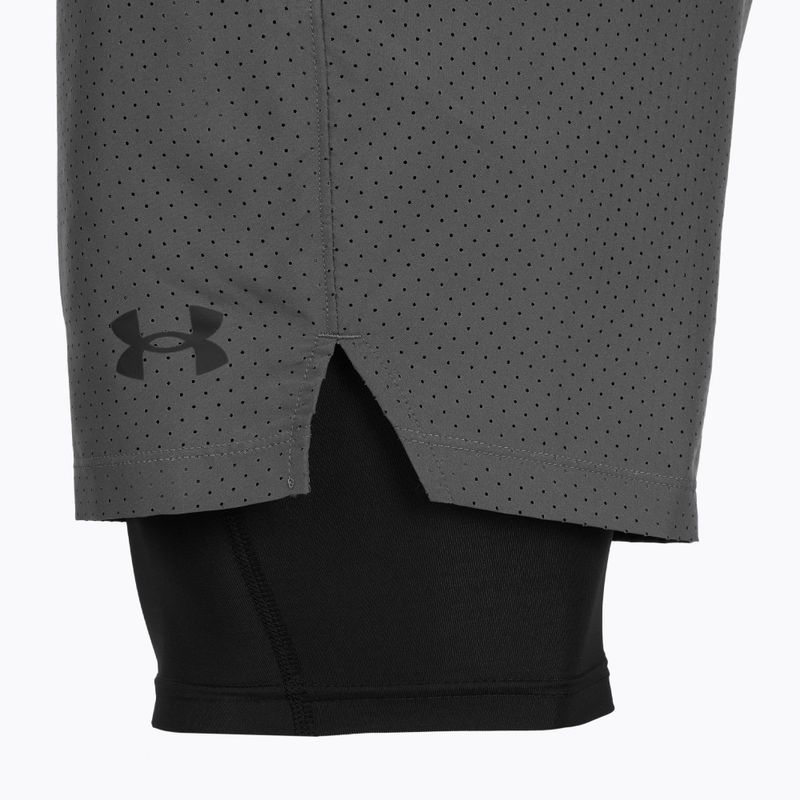 Шорти для тренувань чоловічі Under Armour Vanish Woven 2.0 2IN1 Shorts castlerock/black 8
