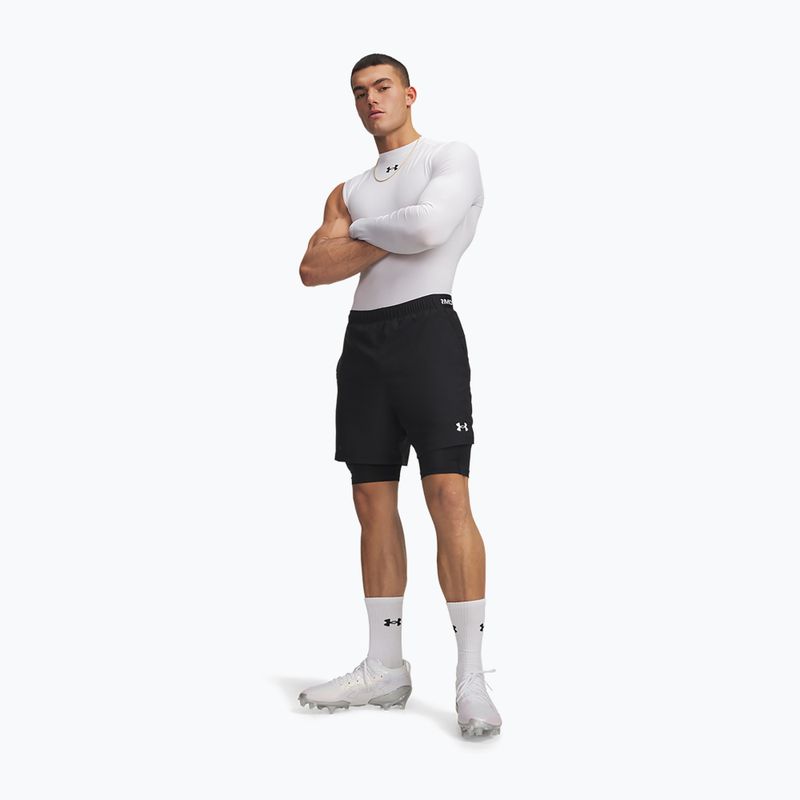 Шорти для тренувань чоловічі Under Armour Vanish Woven 2.0 2IN1 Shorts black/white 2