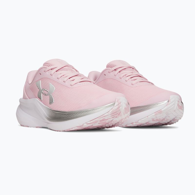 Кросівки для бігу жіночі Under Armour Chase prime pink/metallic silver/white 2