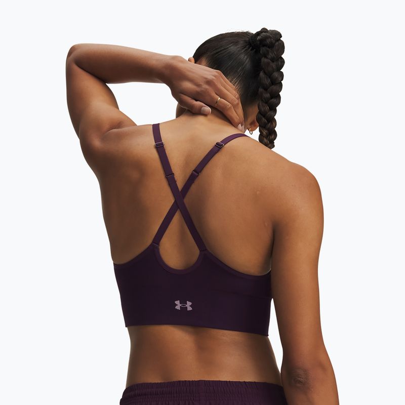 Бюстгальтер для тренувань Under Armour Vanish Seamless Low purple echo/mauve pink 2