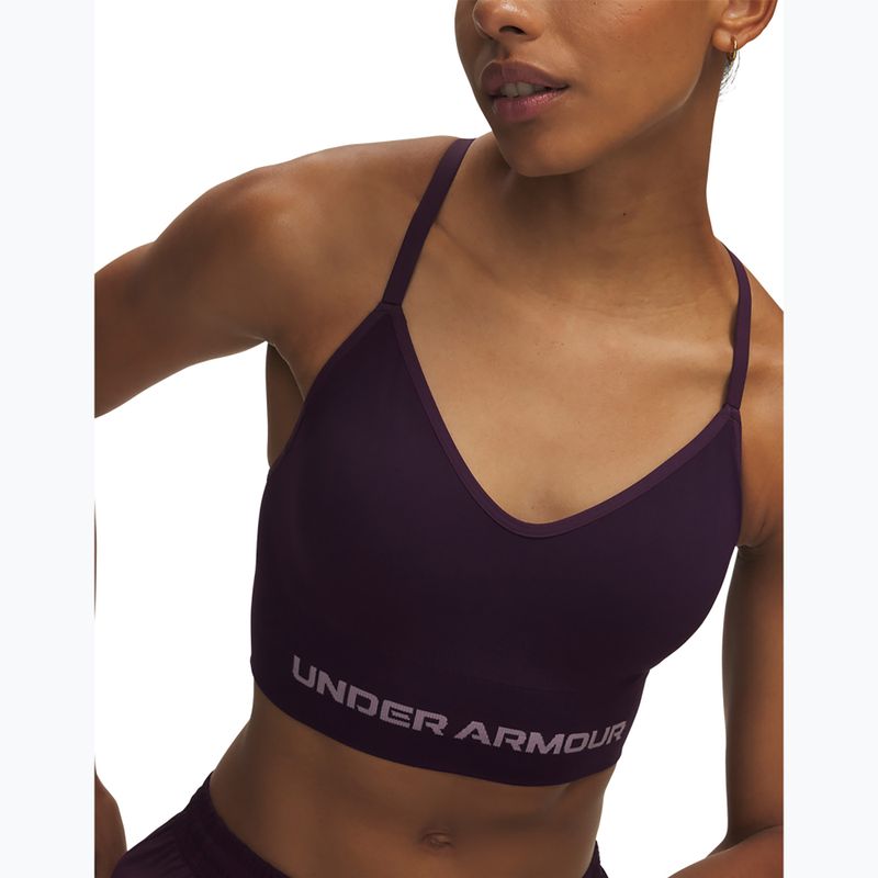 Бюстгальтер для тренувань Under Armour Vanish Seamless Low purple echo/mauve pink 3