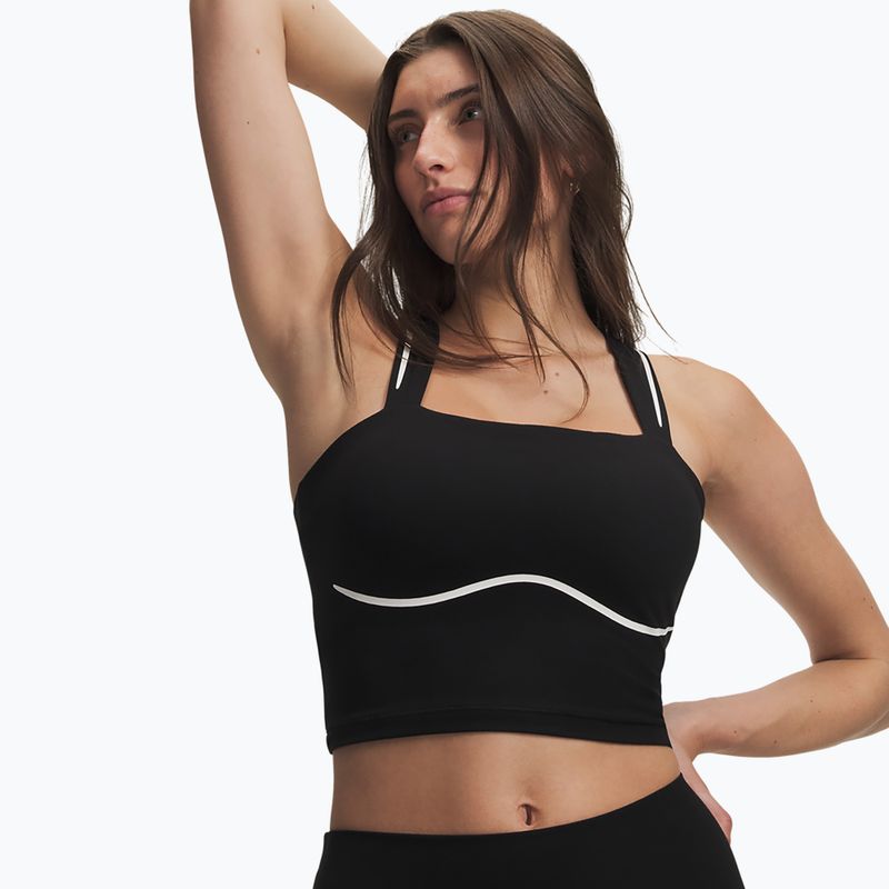 Футболка для тренувань жіноча Under Armour Meridian Contour Tank ultimate black/white/ultimate black 3