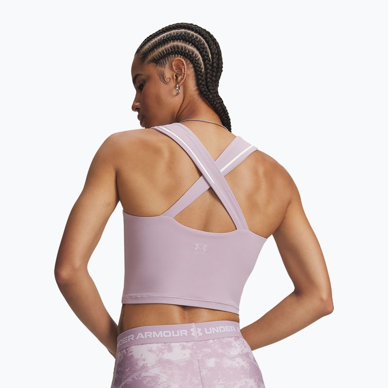 Футболка для тренувань жіноча Under Armour Meridian Contour Tank mauve pink/white/mauve pink 2