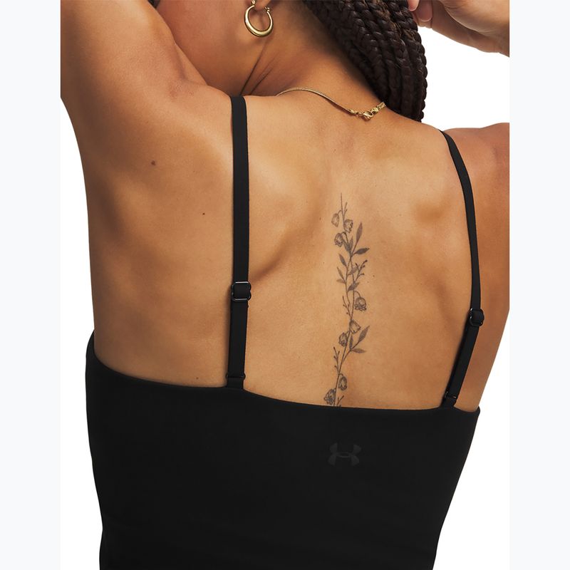 Футболка для тренувань жіноча Under Armour Meridian Support Tank ultimate black/ultimate black 4