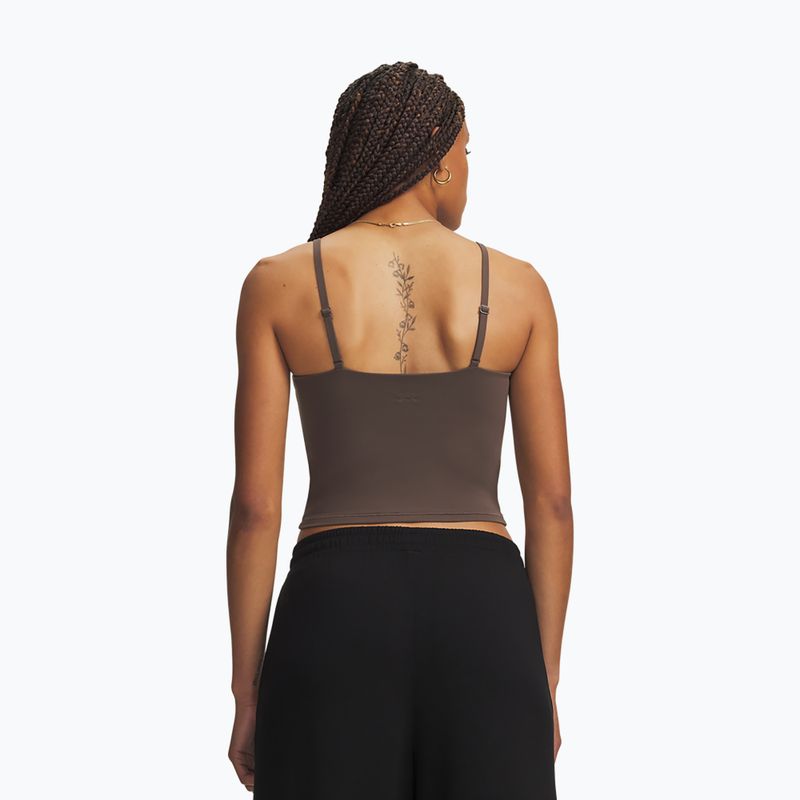 Футболка для тренувань жіноча Under Armour Meridian Support Tank peppercorn/peppercorn 2