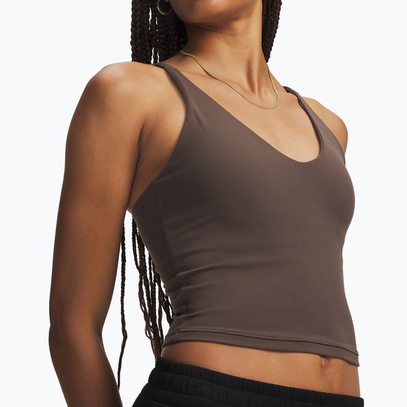 Футболка для тренувань жіноча Under Armour Meridian Support Tank peppercorn/peppercorn 3