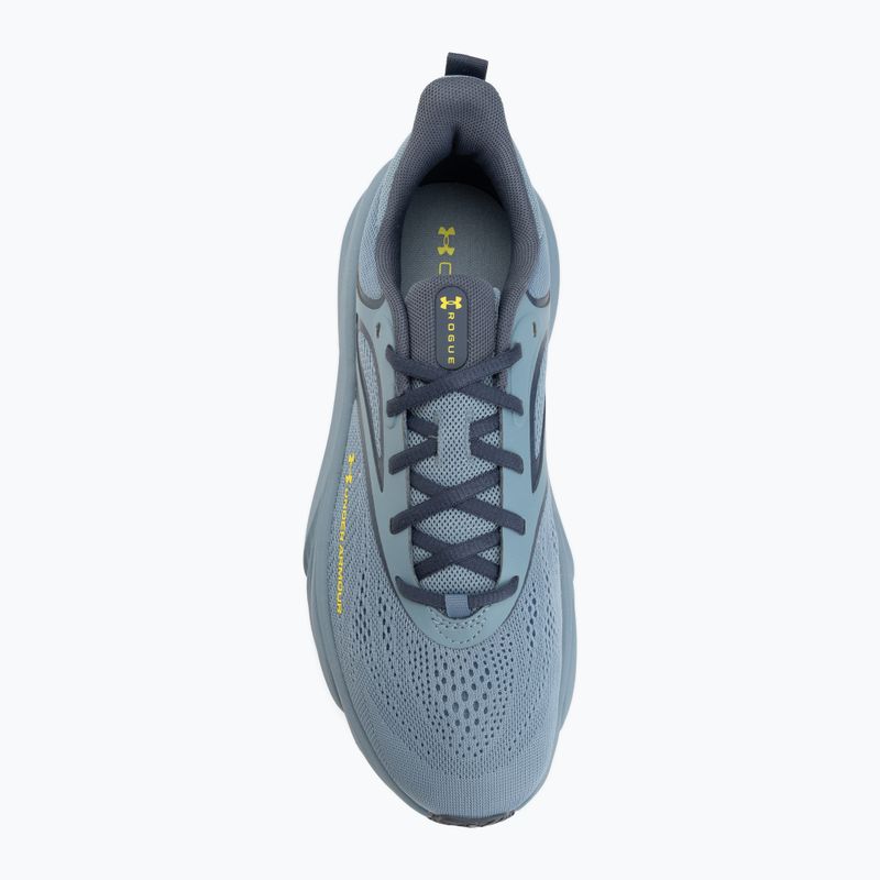 Кросівки для бігу чоловічі Under Armour Rogue 6 blue wind/downpour gray/flash light 5