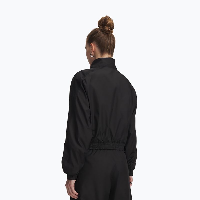 Куртка для тренувань жіноча Under Armour Rival Woven Jacket ultimate black/white 2