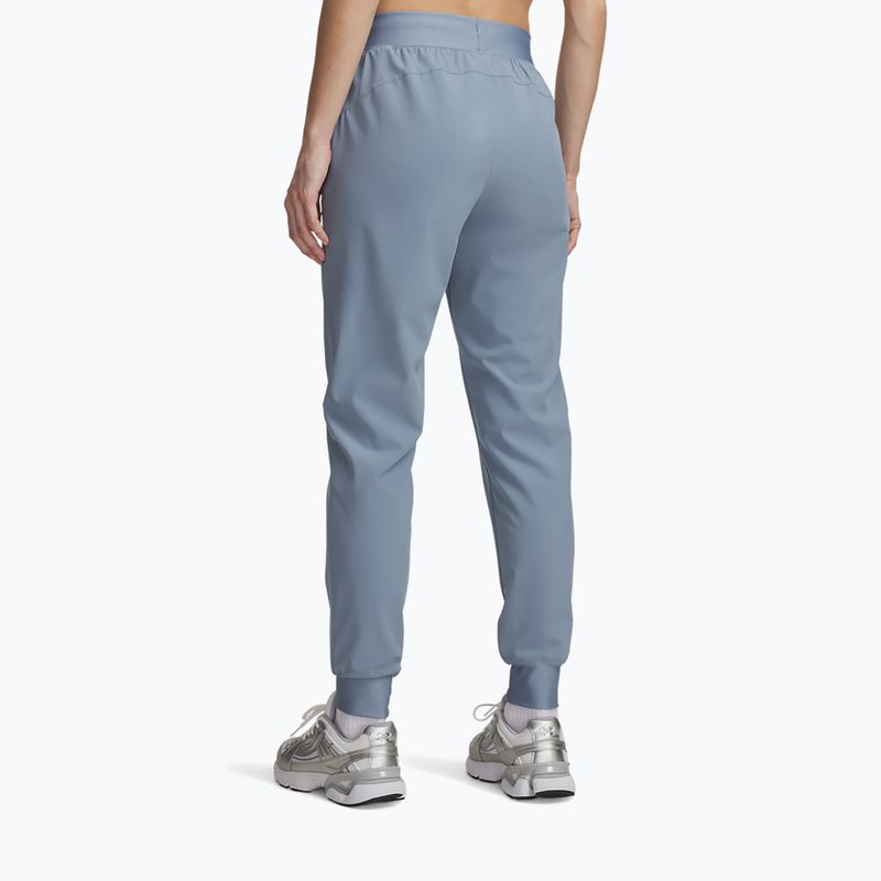 Штани для тренувань жіночі Under Armour Sport High Rise Woven Pant blue wind/black 3
