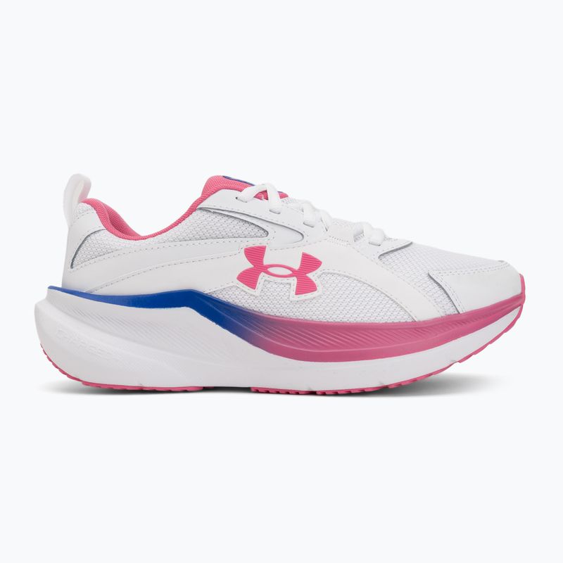 Кросівки для бігу жіночі Under Armour Assert 11 white/pink frenzy/pink frenzy 2