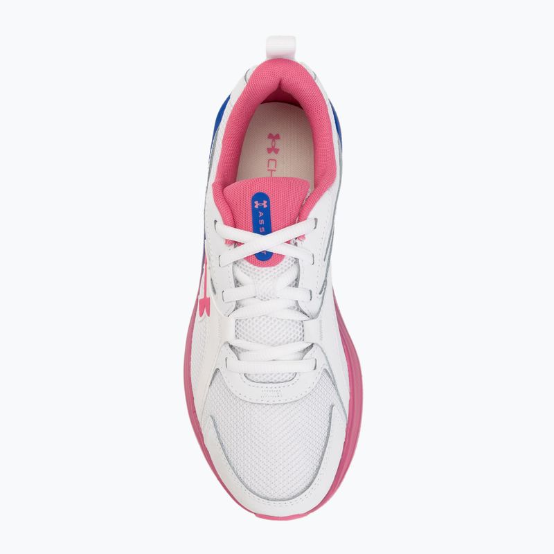 Кросівки для бігу жіночі Under Armour Assert 11 white/pink frenzy/pink frenzy 5