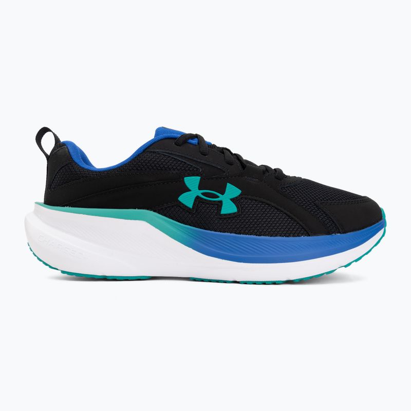 Кросівки для бігу чоловічі Under Armour Assert 11 black/team royal/geode green 2