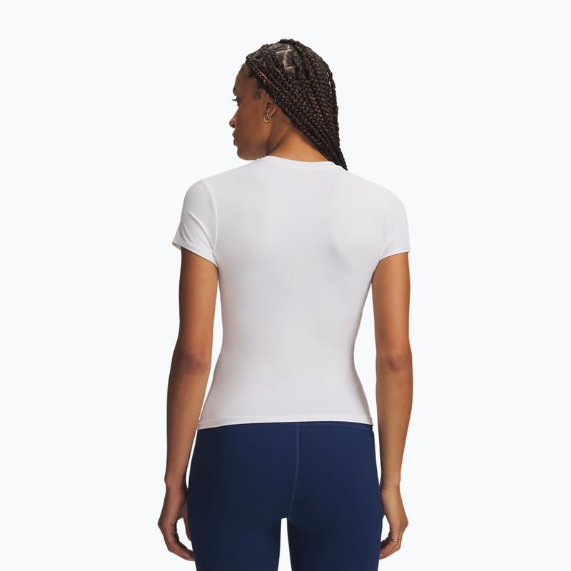Футболка для тренувань жіноча Under Armour Motion Fitted SS white/halo gray 2