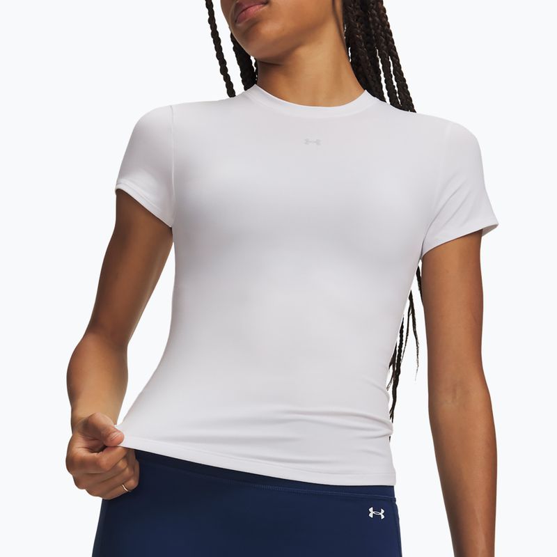 Футболка для тренувань жіноча Under Armour Motion Fitted SS white/halo gray 3