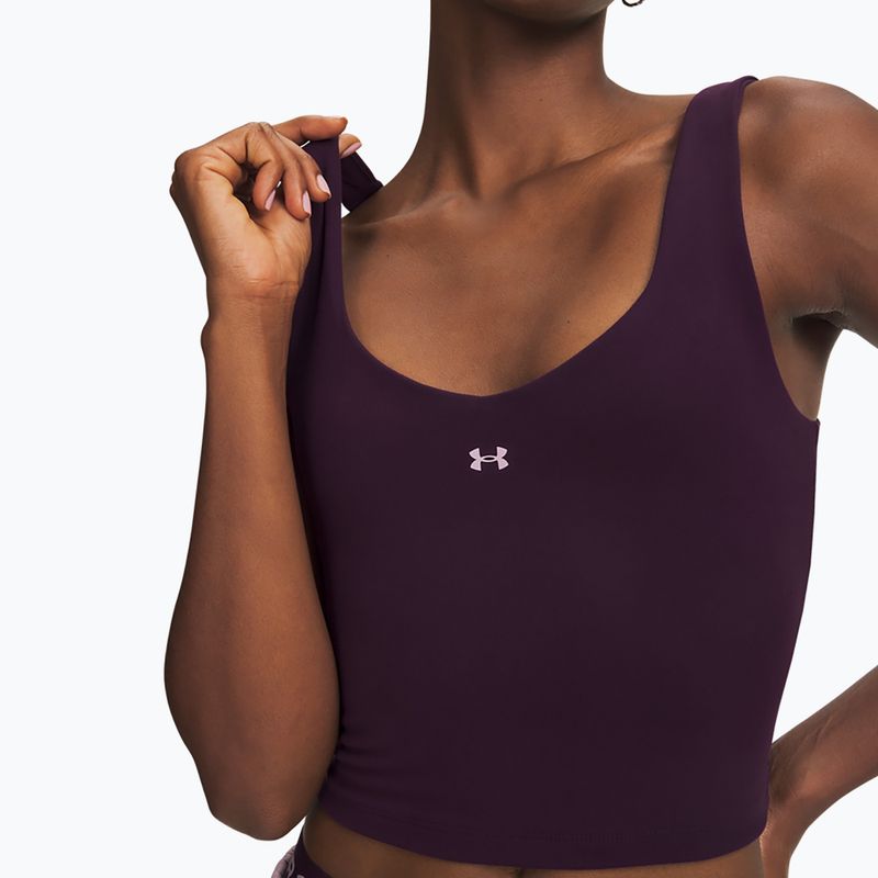 Футболка для тренувань жіноча Under Armour Motion Tank purple echo/mauve pink 3