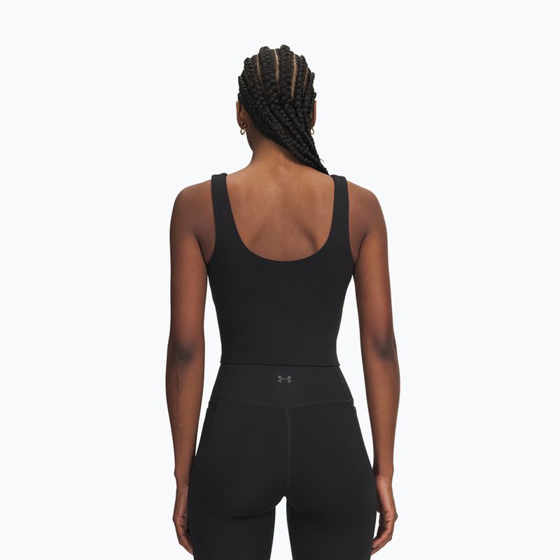 Футболка для тренувань жіноча Under Armour Motion Tank ultimate black/white 2
