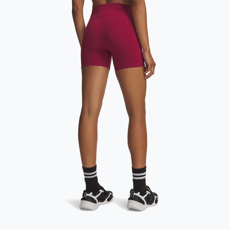 Шорти для тренувань жіночі Under Armour Motion Middy claret/ox blood 3