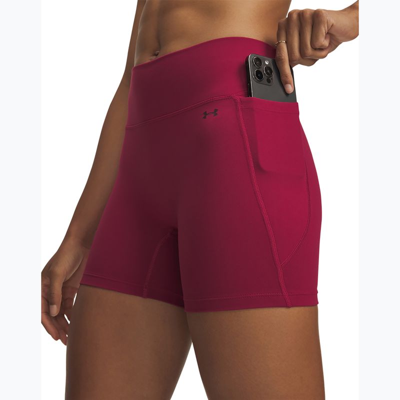 Шорти для тренувань жіночі Under Armour Motion Middy claret/ox blood 4