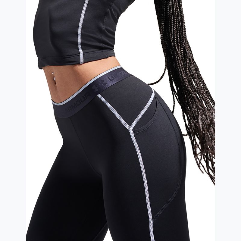 Легінси для тренувань жіночі Under Armour ColdGear Elite Leggings ultimate black/reflective 7