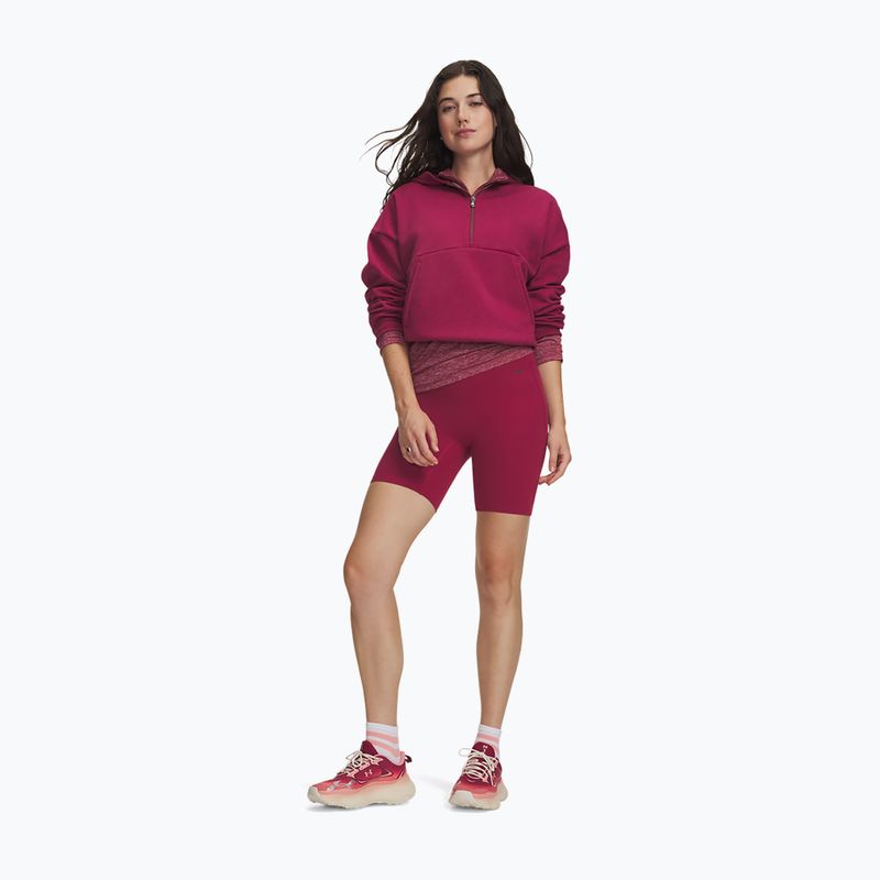 Шорти для тренувань жіночі Under Armour Motion Bike Shorts claret/ox blood 2