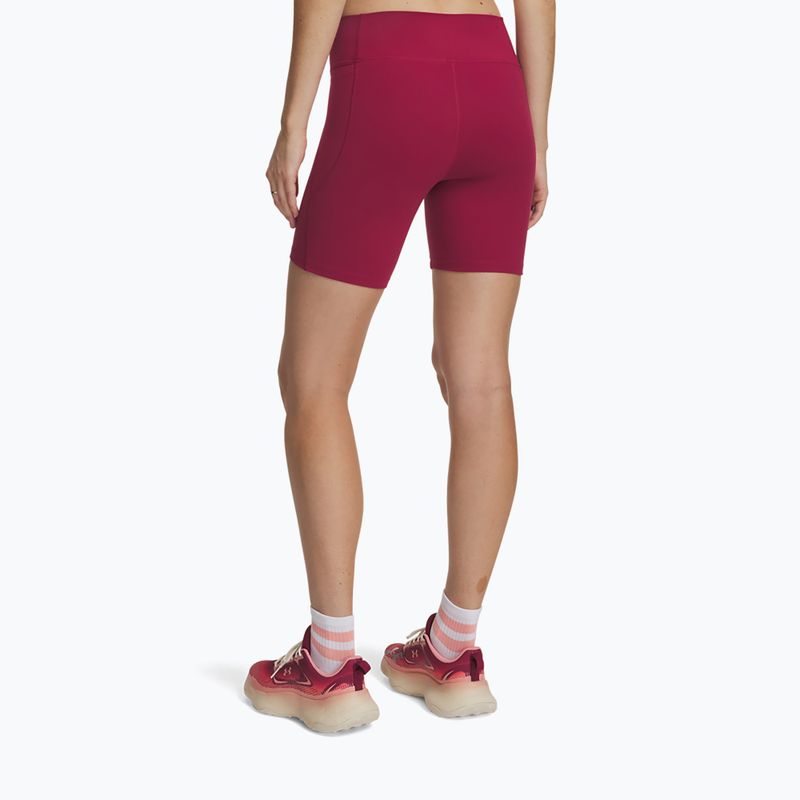 Шорти для тренувань жіночі Under Armour Motion Bike Shorts claret/ox blood 3