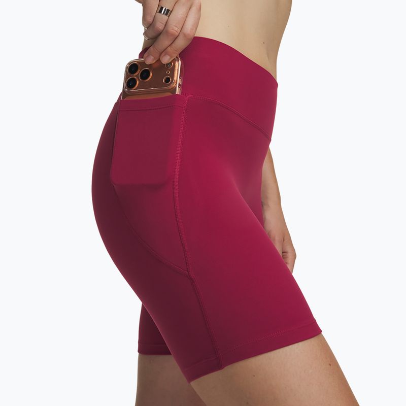 Шорти для тренувань жіночі Under Armour Motion Bike Shorts claret/ox blood 4