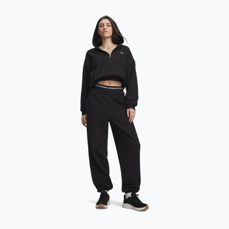 Штани жіночі Under Armour Icon Fleece Gym Pant ultimate black/white 2