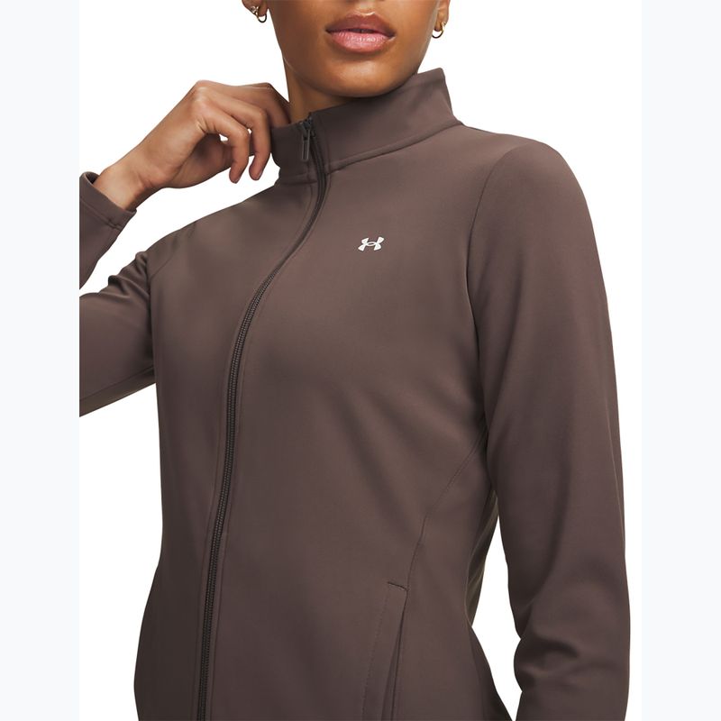 Кофта тренувальна жіноча Under Armour Motion peppercorn/white 3